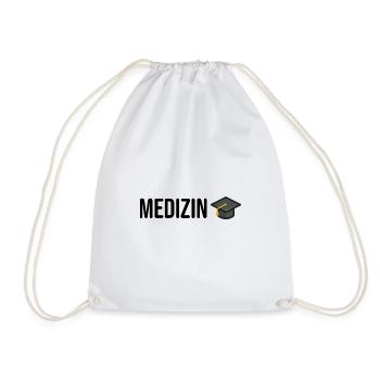 Medizin Studium Abschlussfeier - Turnbeutel - Weiß - Vorne