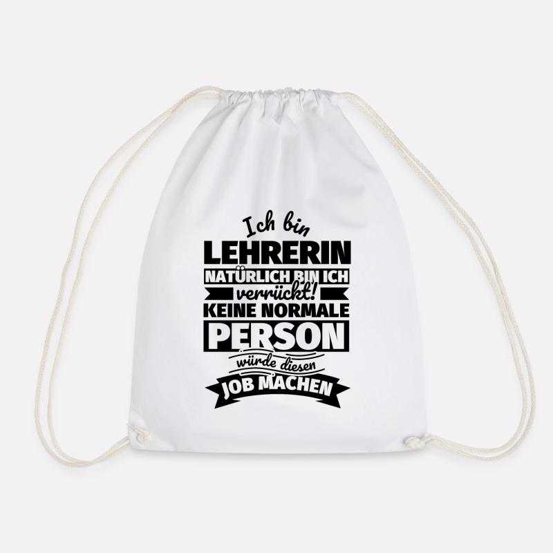 Lehrerin Geschenke - Turnbeutel - Weiß