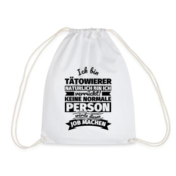 Tätowierer Geschenke - Turnbeutel - Weiß - Vorne