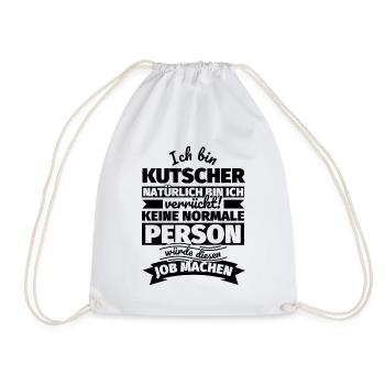 Kutscher Geschenke - Turnbeutel - Weiß - Vorne