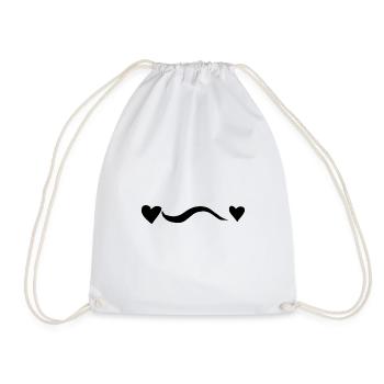 Heart Line Wave Hearts - Sac de sport léger - blanc - Devant