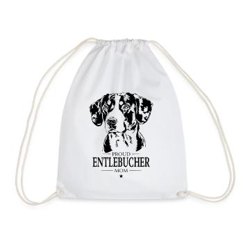 Entlebucher Maman Chien Chien Chien de montagne Wilsigns - Sac de sport léger - blanc - Devant