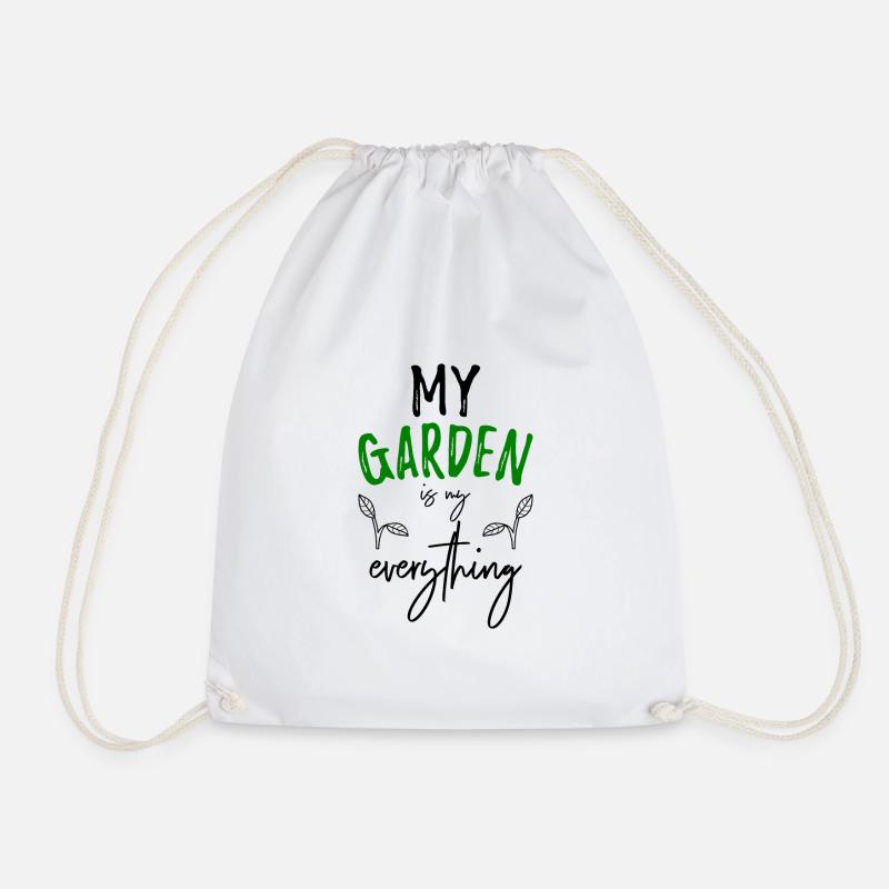 Garten Gartenarbeit Natur Geschenk Spruch Garten - Turnbeutel - Weiß