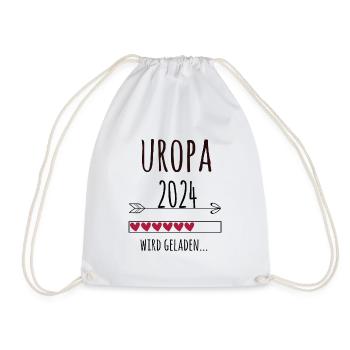 Uropa 2024 Schwangerschaft Opi Geschenk - Turnbeutel - Weiß - Vorne