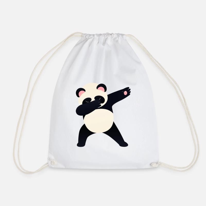 Panda Dab Dance - Cool Gift - Turnbeutel - Weiß