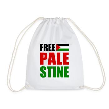 Free palestine - Sac de sport léger - blanc - Devant