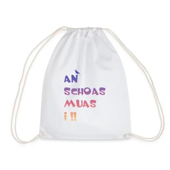 An Scheiss muas i. An Schoas muas i - Turnbeutel - Weiß - Vorne
