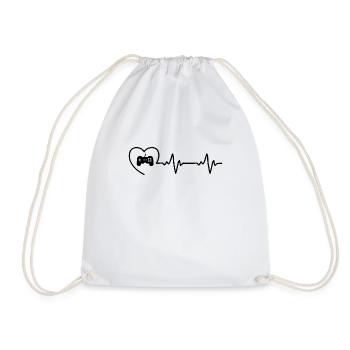 L’amour pour le jeu - Sac de sport léger - blanc - Devant