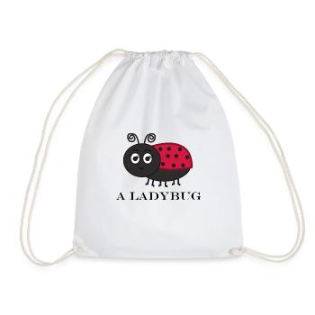 IN LADYBUG - Drawstring Bag - white - Front