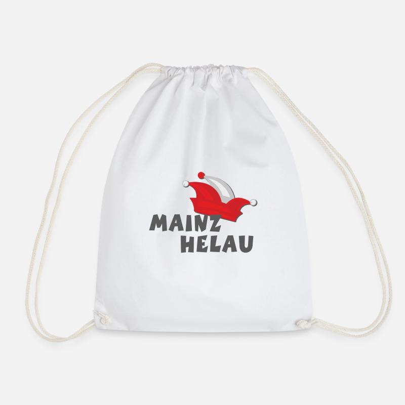 Helau Mainz Helau 01a - Turnbeutel - Weiß