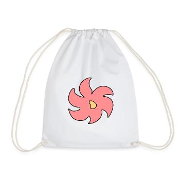 Symbole Plante Fleur Rose - Sac de sport léger - blanc - Devant