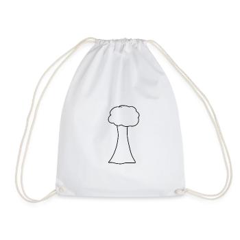 Tree Symbol Nature - Drawstring Bag - white - Front