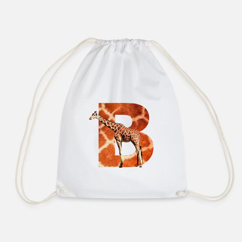 Girafe B - Sac de sport léger - blanc