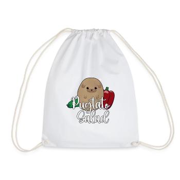 Salade de pugtato - Sac de sport léger - blanc - Devant