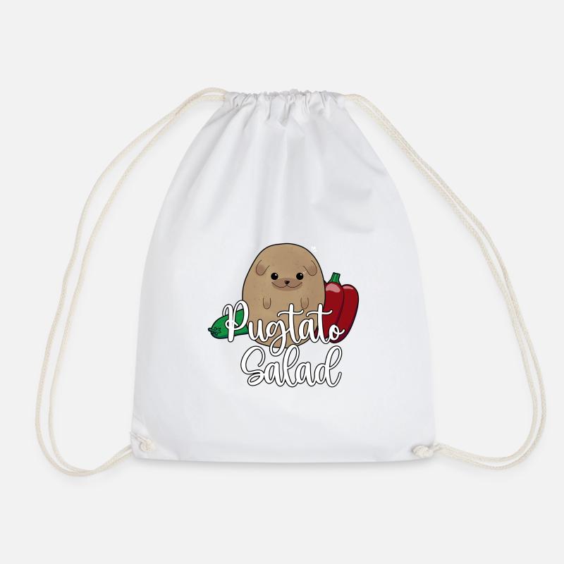 Pugtato Salad - Turnbeutel - Weiß