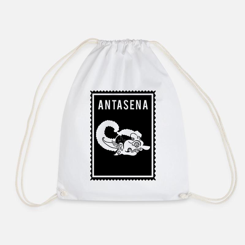 Antasena - Wayang - Drawstring Bag - white