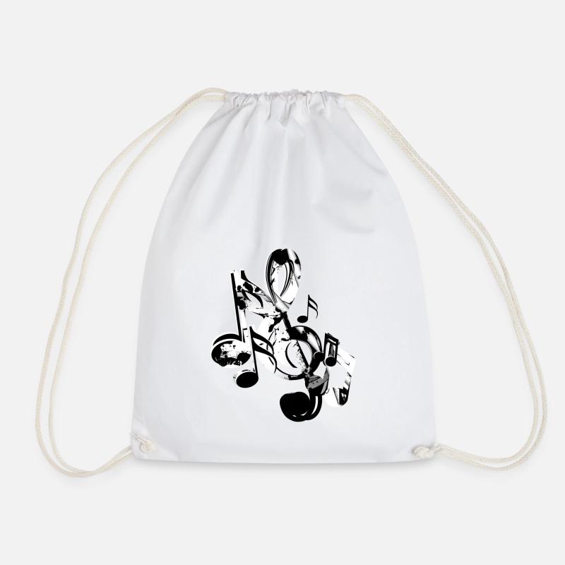 Notes de clé - Sac de sport léger - blanc