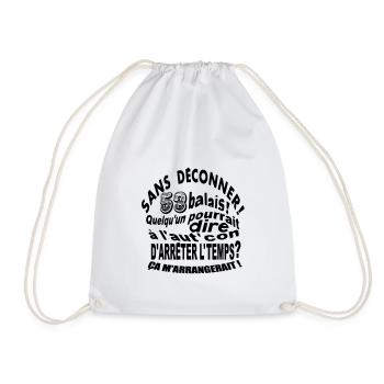 53 ans / anniversaire 53 ans / t-shirt 53 ans - Sac de sport léger - blanc - Devant