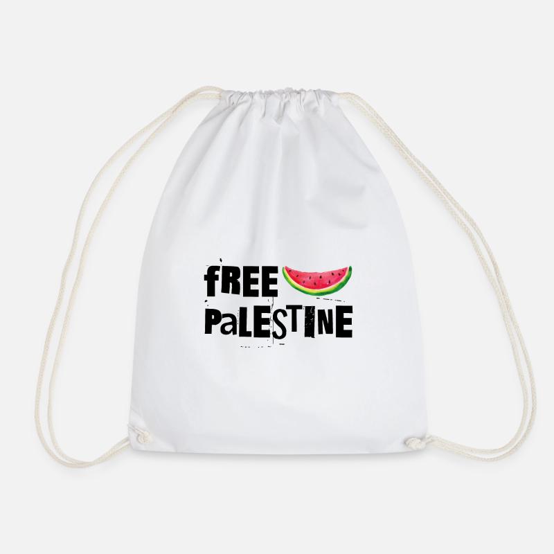 Free Palestine - Turnbeutel - Weiß