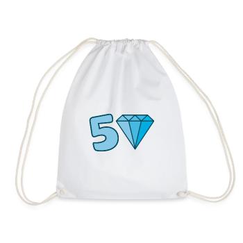 Diamant du 50e anniversaire - Sac de sport léger - blanc - Devant