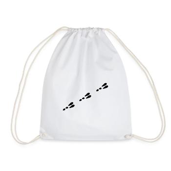 Trace de lièvre - Sac de sport léger - blanc - Devant