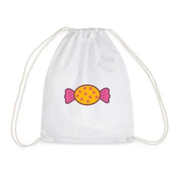 Sweet Sweets - Drawstring Bag - white - Front