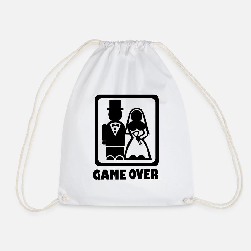 Game over - Turnbeutel - Weiß