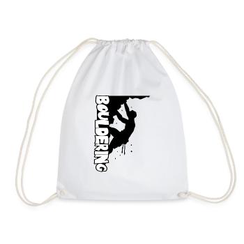 Bouldering Imprimer - Sac de sport léger - blanc - Devant