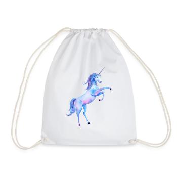 Unicorn / Einhorn 20 4 - Turnbeutel - Weiß - Vorne
