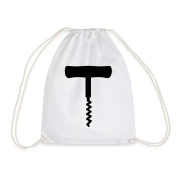 Tire-bouchon - Sac de sport léger - blanc - Devant