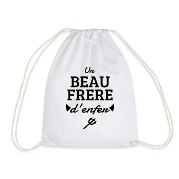 Beau Frère / Frere / Beau-Frère / Mariage / Marié - Sac de sport léger - blanc - Devant