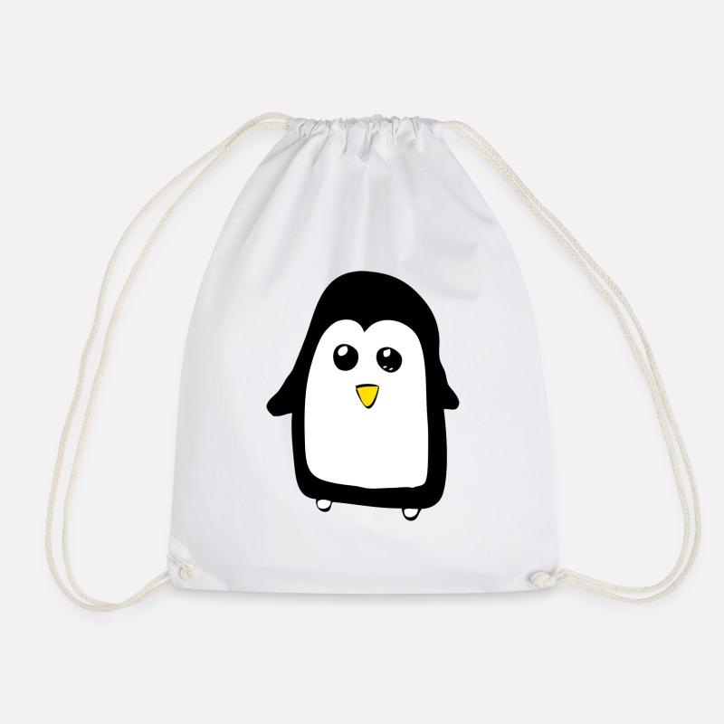 pinguin - Turnbeutel - Weiß