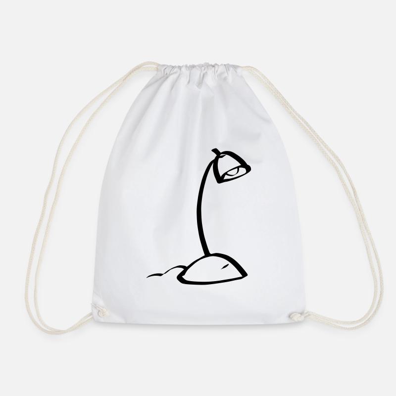 table lamp - Drawstring Bag - white