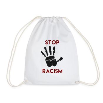 Rassismus, Stoppt Rassismus, Rassismus-T-Shirts, Rassismus hoodi - Turnbeutel - Weiß - Vorne