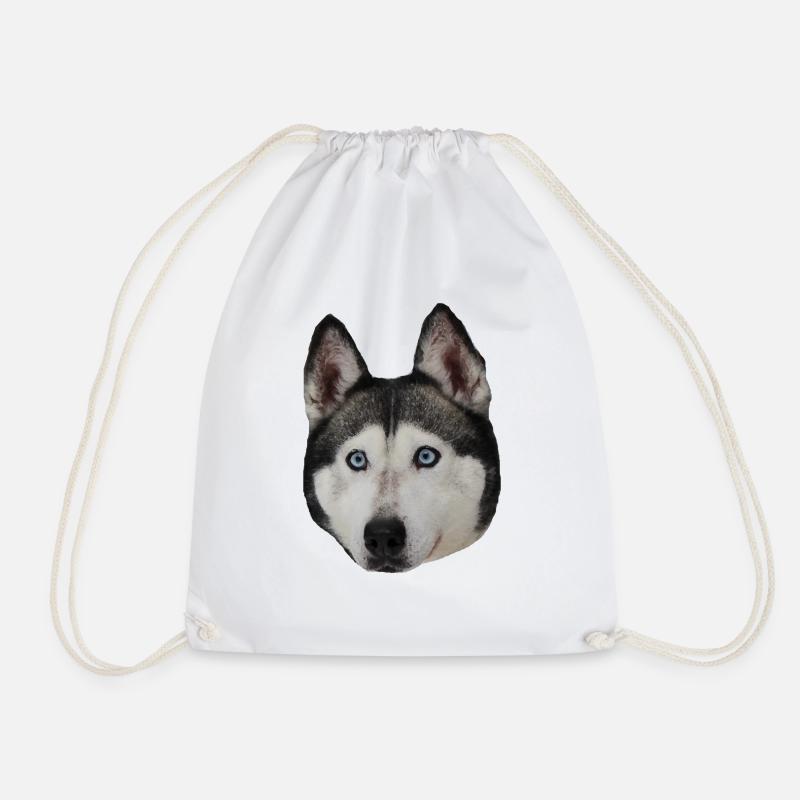 Siberian Husky - Turnbeutel - Weiß