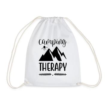 Thérapie de camping - Sac de sport léger - blanc - Devant