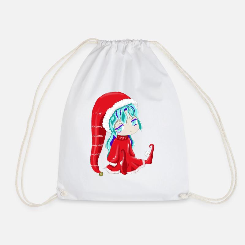 Chibi Noel the Good - Drawstring Bag - white