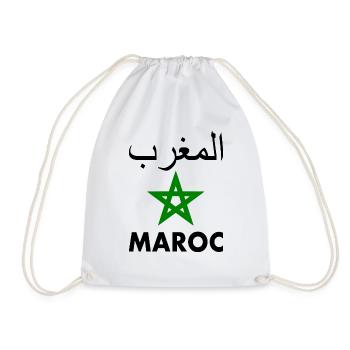 Morocco - Drawstring Bag - white - Front