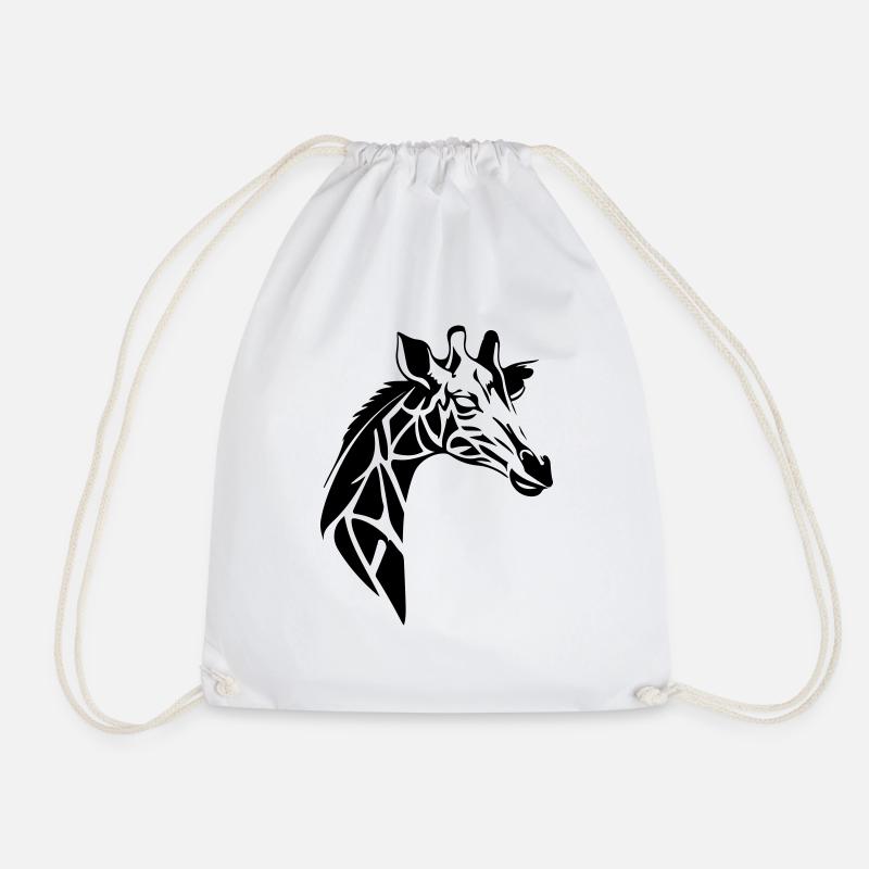 giraffe - Turnbeutel - Weiß