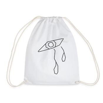 Cubist empathy or tolerance. - Drawstring Bag - white - Front