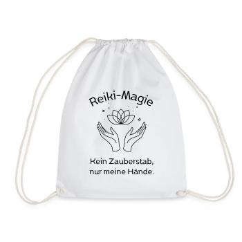 Reiki Magie Geschenk Reiki Lehrer - Turnbeutel - Weiß - Vorne