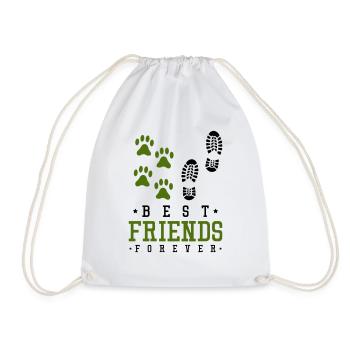 best friends forever 02 - Turnbeutel - Weiß - Vorne