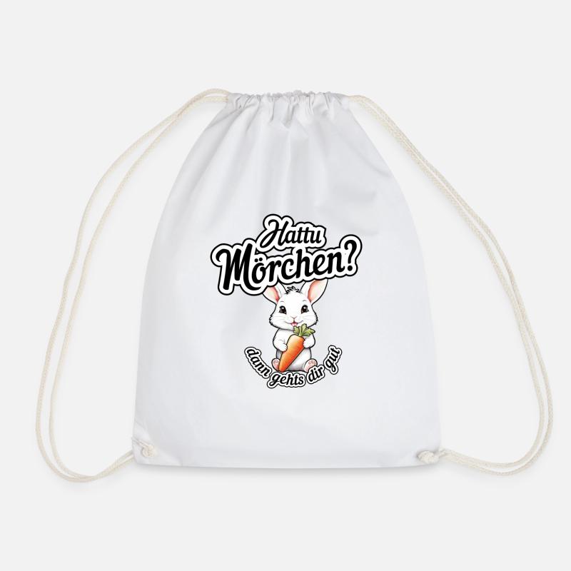 Hattu Möhrchen? - Turnbeutel - Weiß