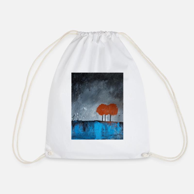 Red tree two - Turnbeutel - Weiß