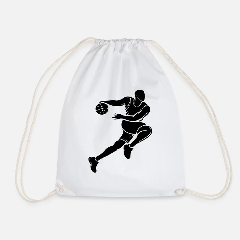 Basketball - Turnbeutel - Weiß