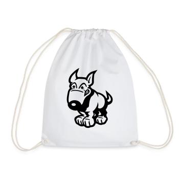 comic_dog - Sac de sport léger - blanc - Devant