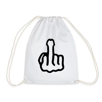 fckyou - Sac de sport léger - blanc - Devant