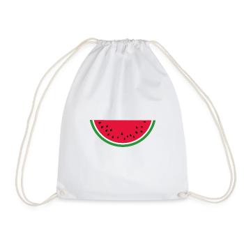 Melon - Drawstring Bag - white - Front