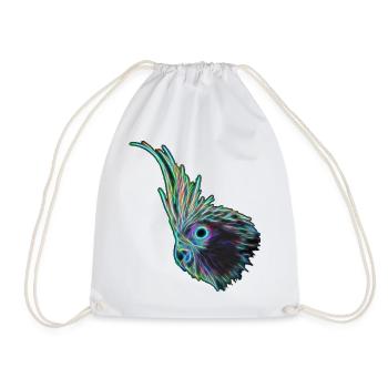 Men's Premium Longsleeve Shirt - Drawstring Bag - white - Front