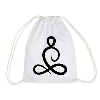 lotus yoga - Turnbeutel - Weiß - Vorne